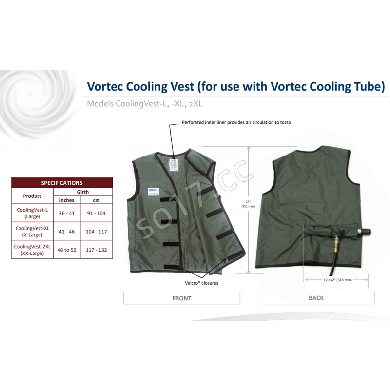 美国VORTEC冷却背心CoolingVest-L